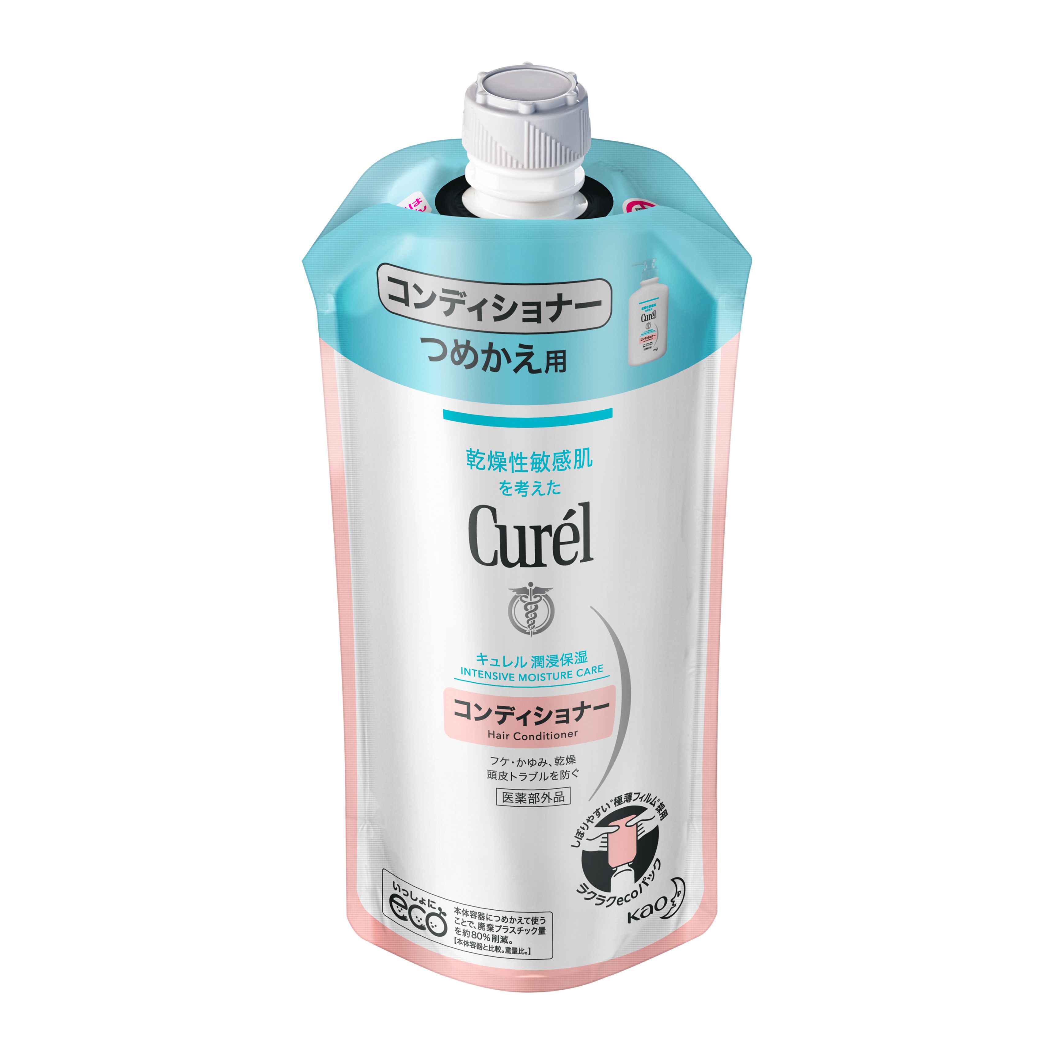 テレビで話題 キュレル シャンプー/コンディショナー 詰め替え 340mL