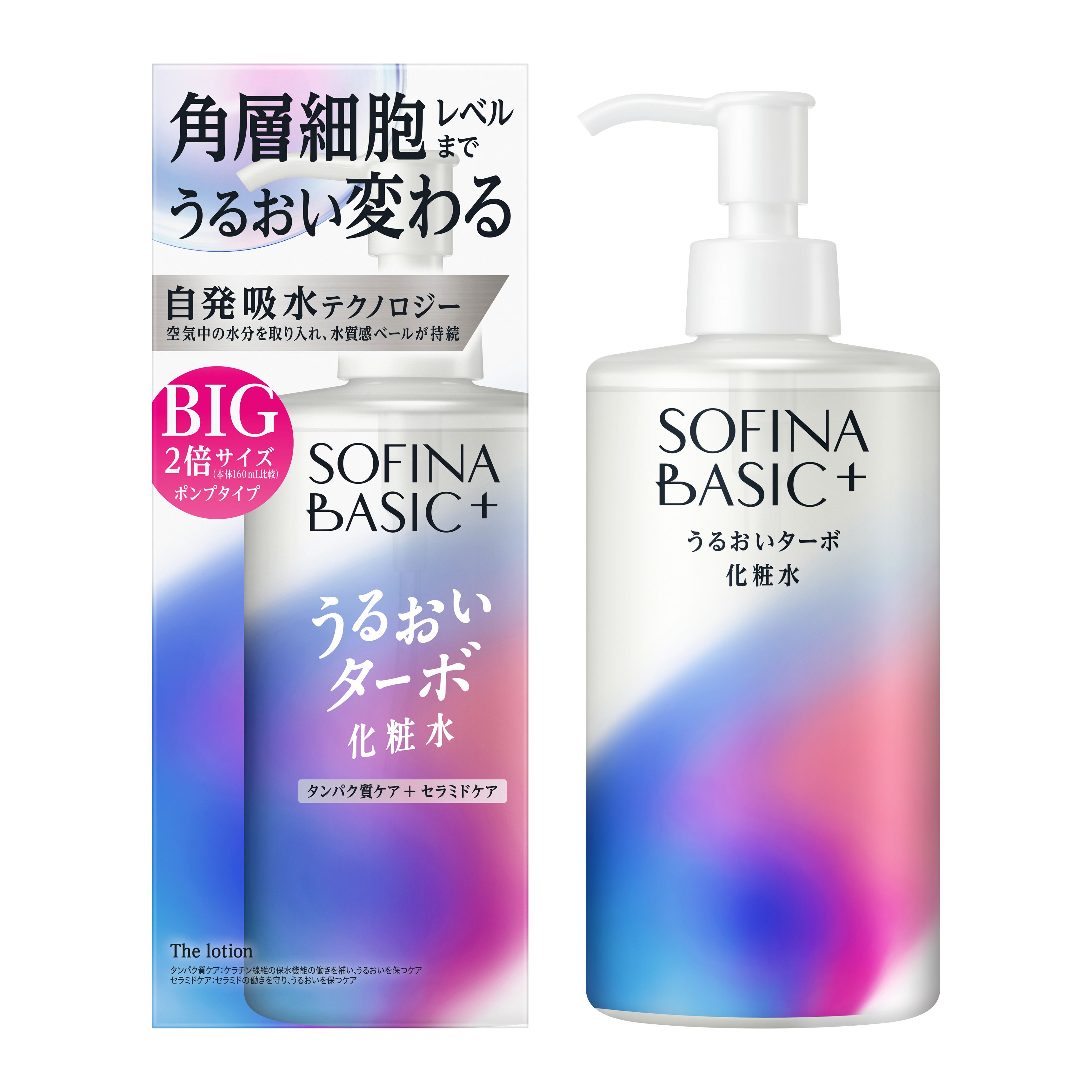 ソフィーナ BASIC＋ うるおいターボ化粧水 BIG ポンプタイプ