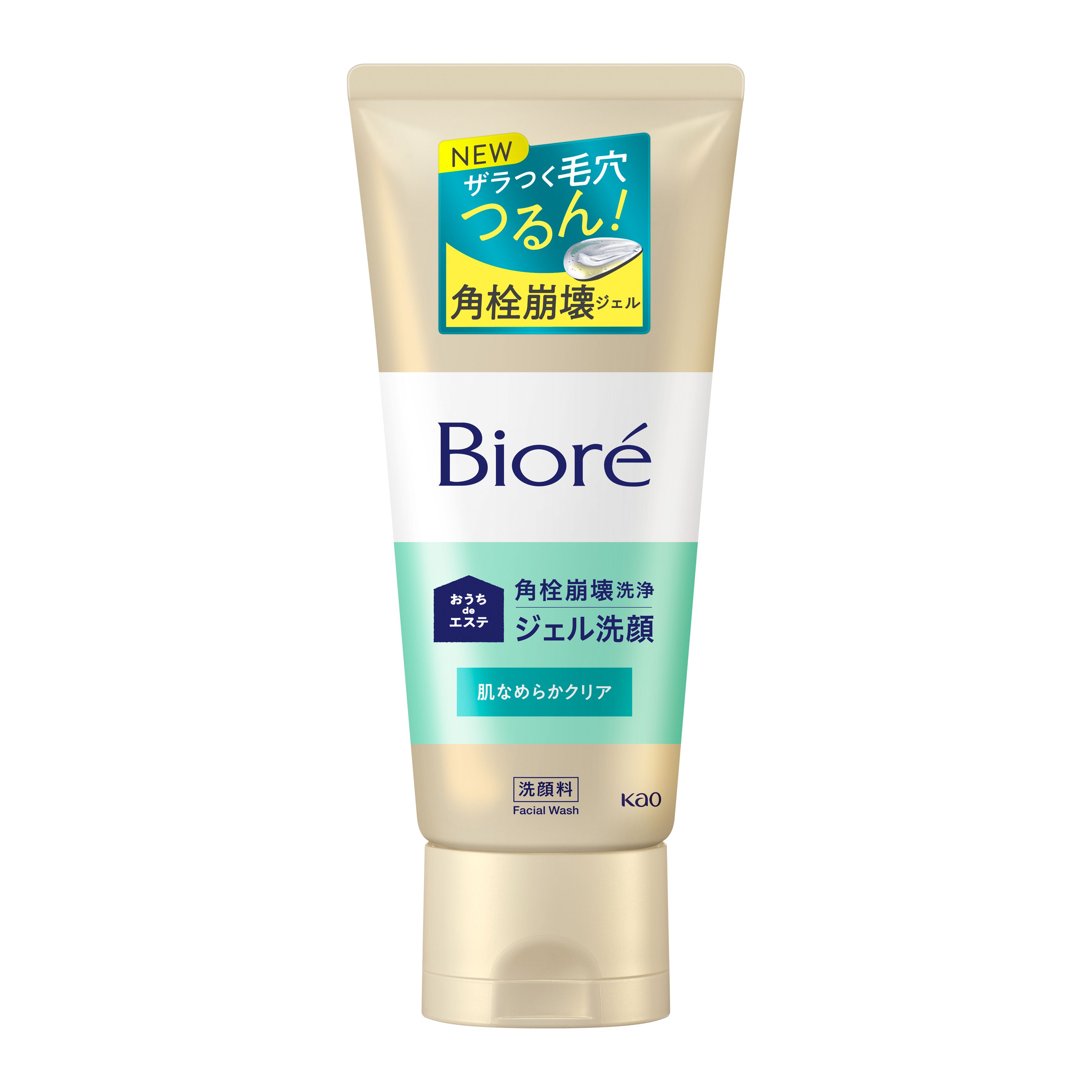 ビオレ おうちdeエステ ジェル洗顔 肌なめらかクリア 180g | 花王