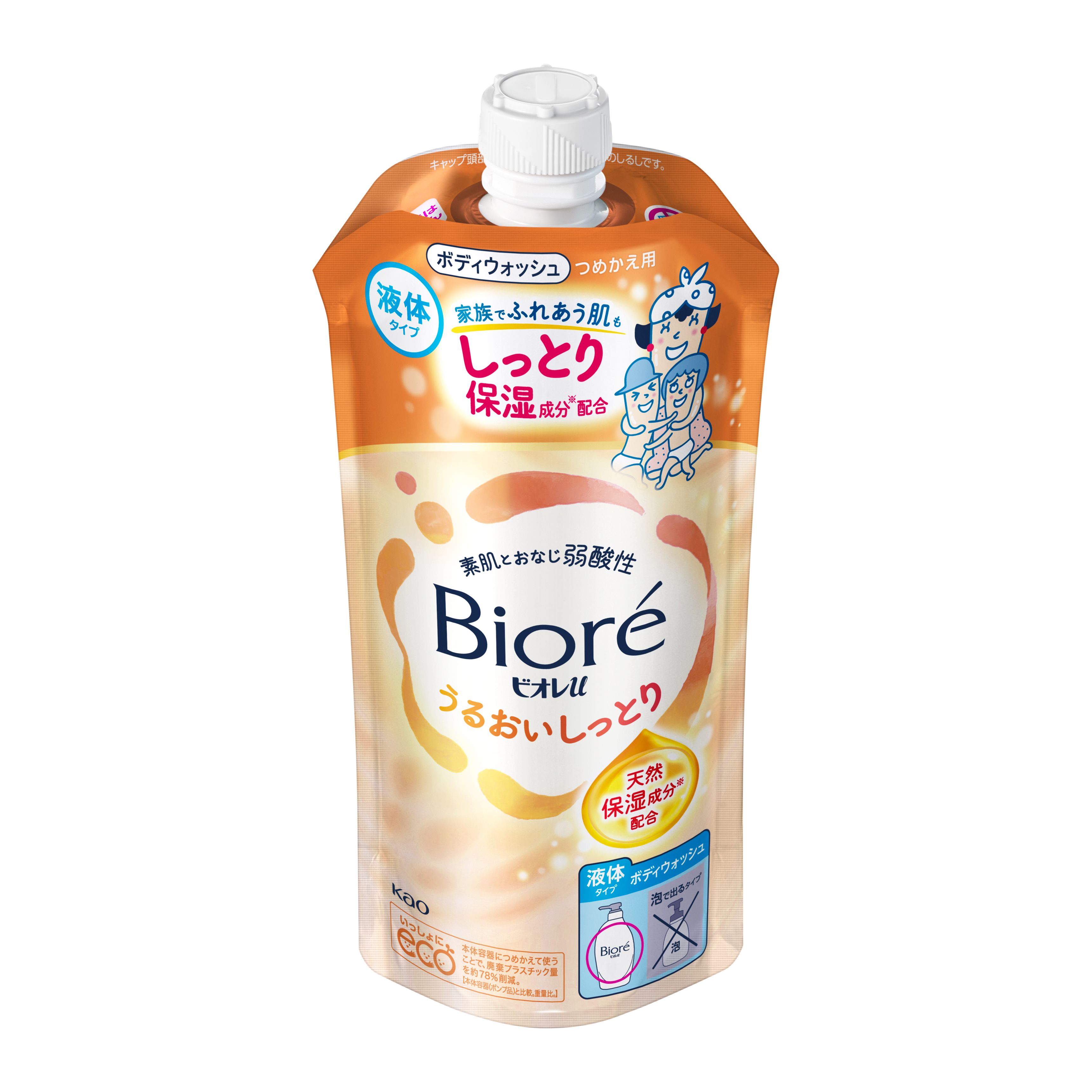 ビオレu うるおいしっとり つめかえ用 320ml | 花王公式通販