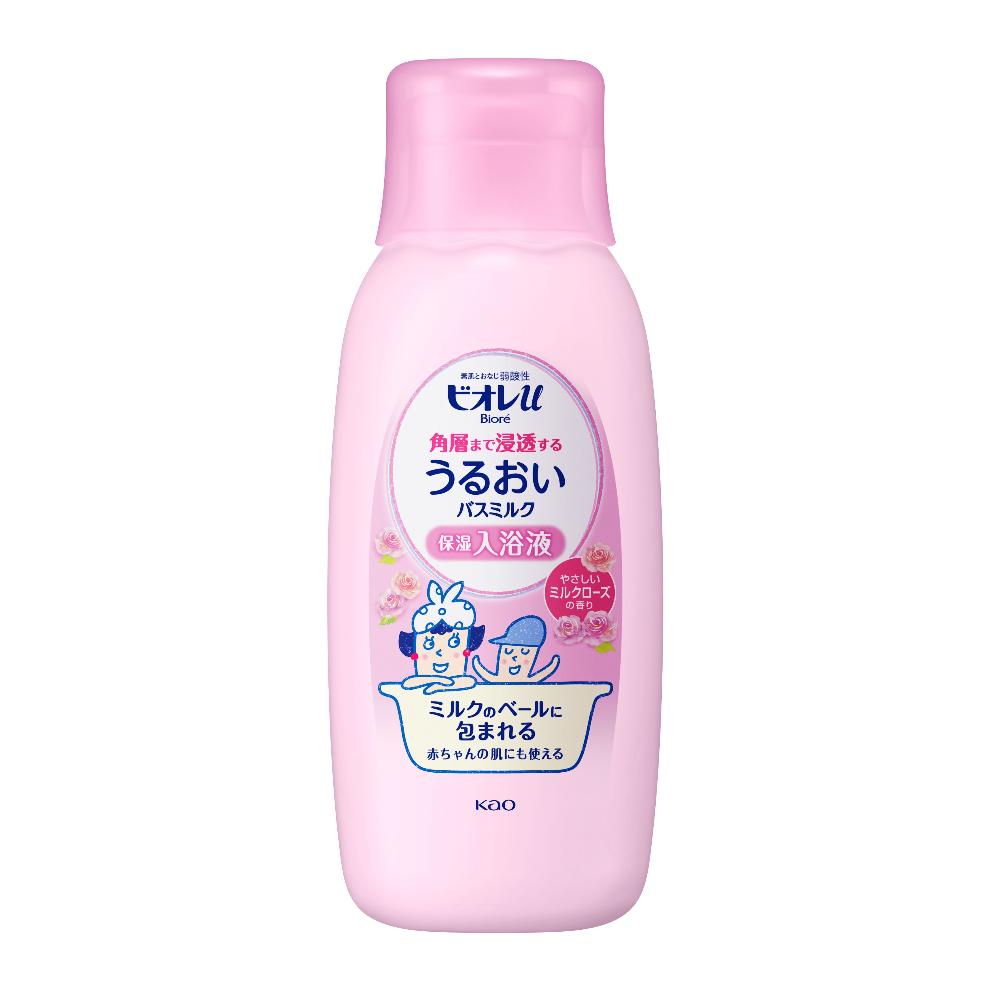 ビオレu 角層まで浸透する うるおいバスミルク やさしいミルクローズ ビオレu 角層まで浸透する うるおいバスミルク やさしいミルクローズ