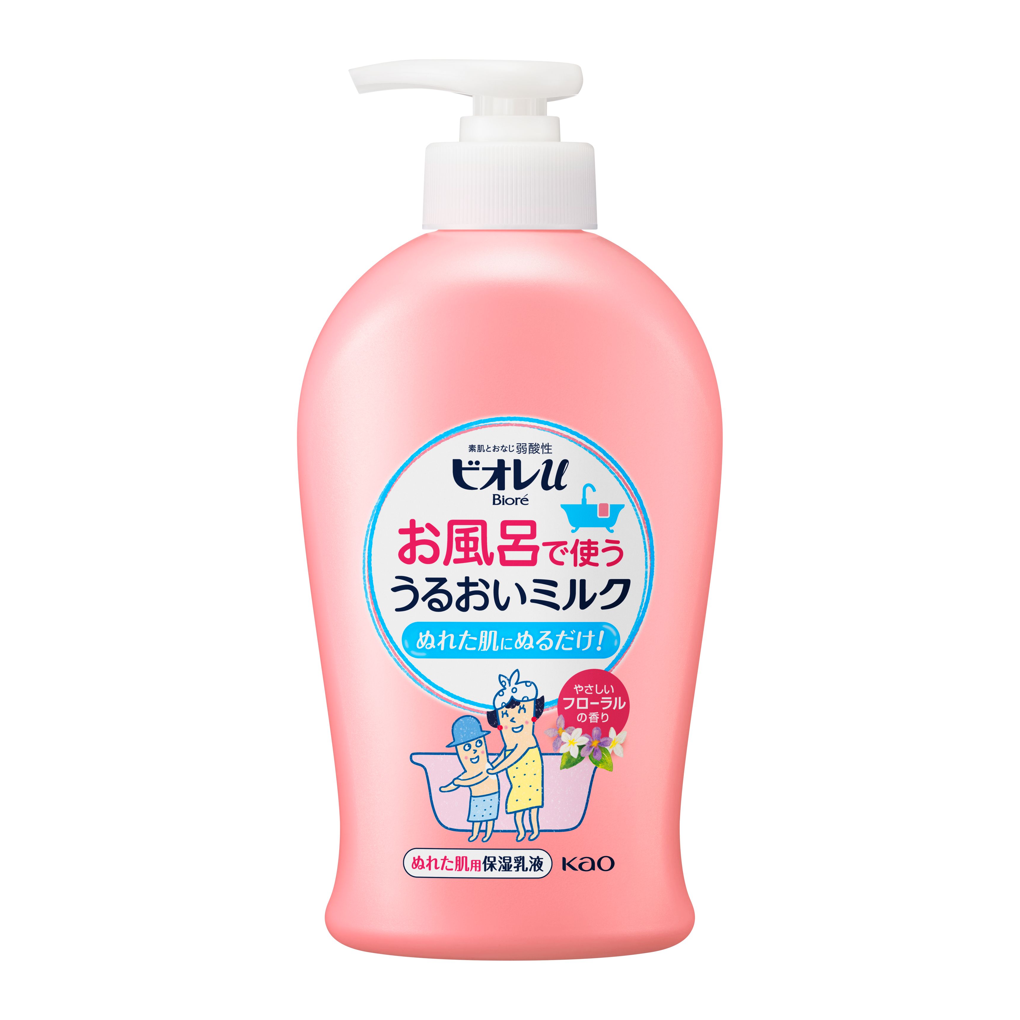 【送料関税無料】 ビオレu お風呂で使う うるおいミルク フローラルの香り 乳液・ミルク