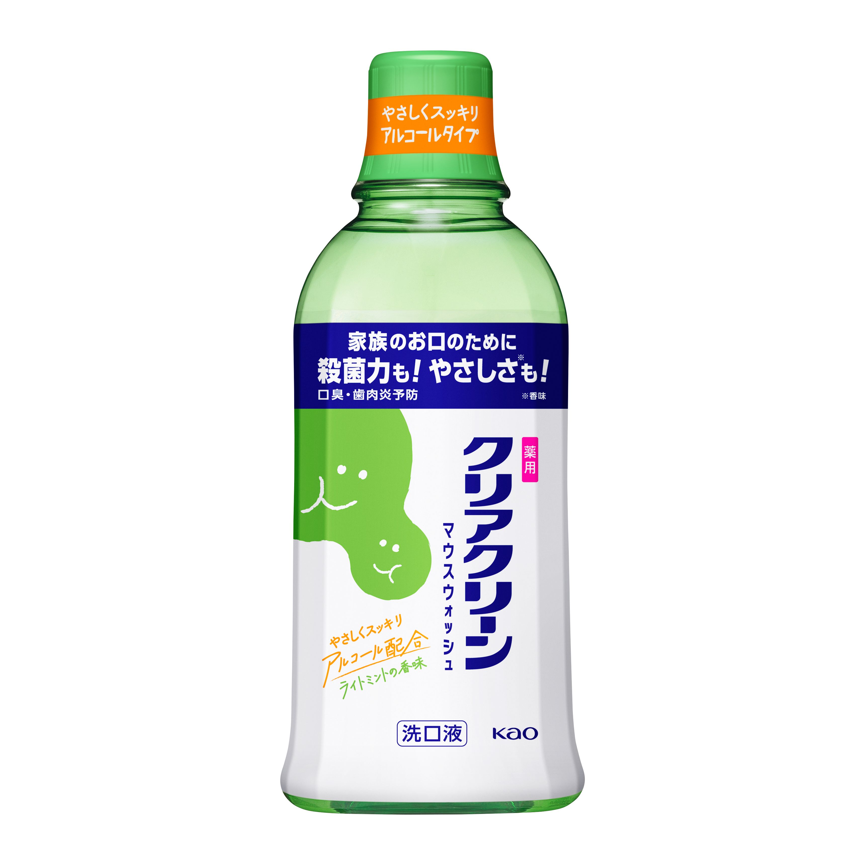 美容液 Mint クリアクリーンマウスウォッシュ ライトミントの香味 600ml