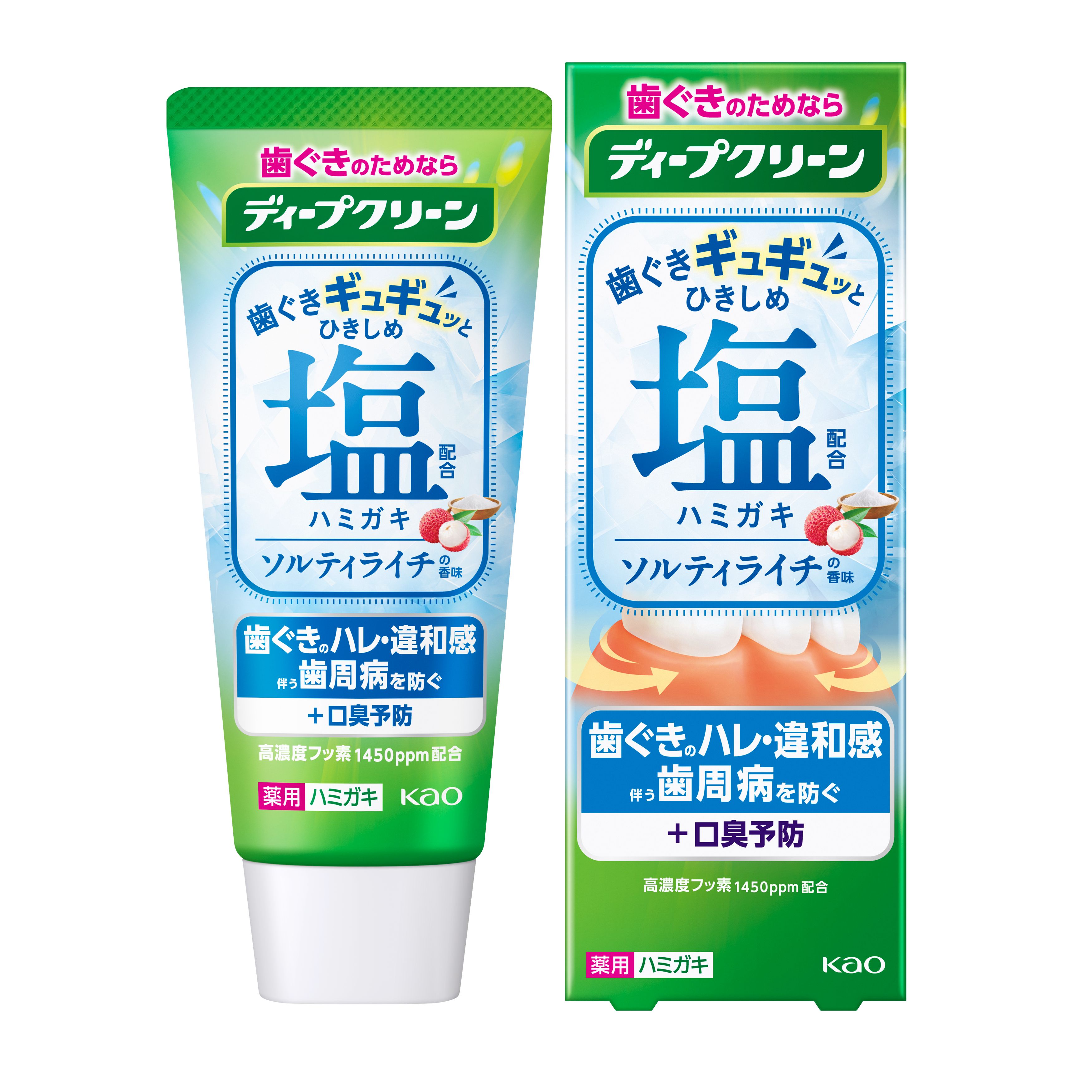 ディープクリーン 薬用ハミガキ ひきしめ塩 ９５ｇの花王公式掲載画像