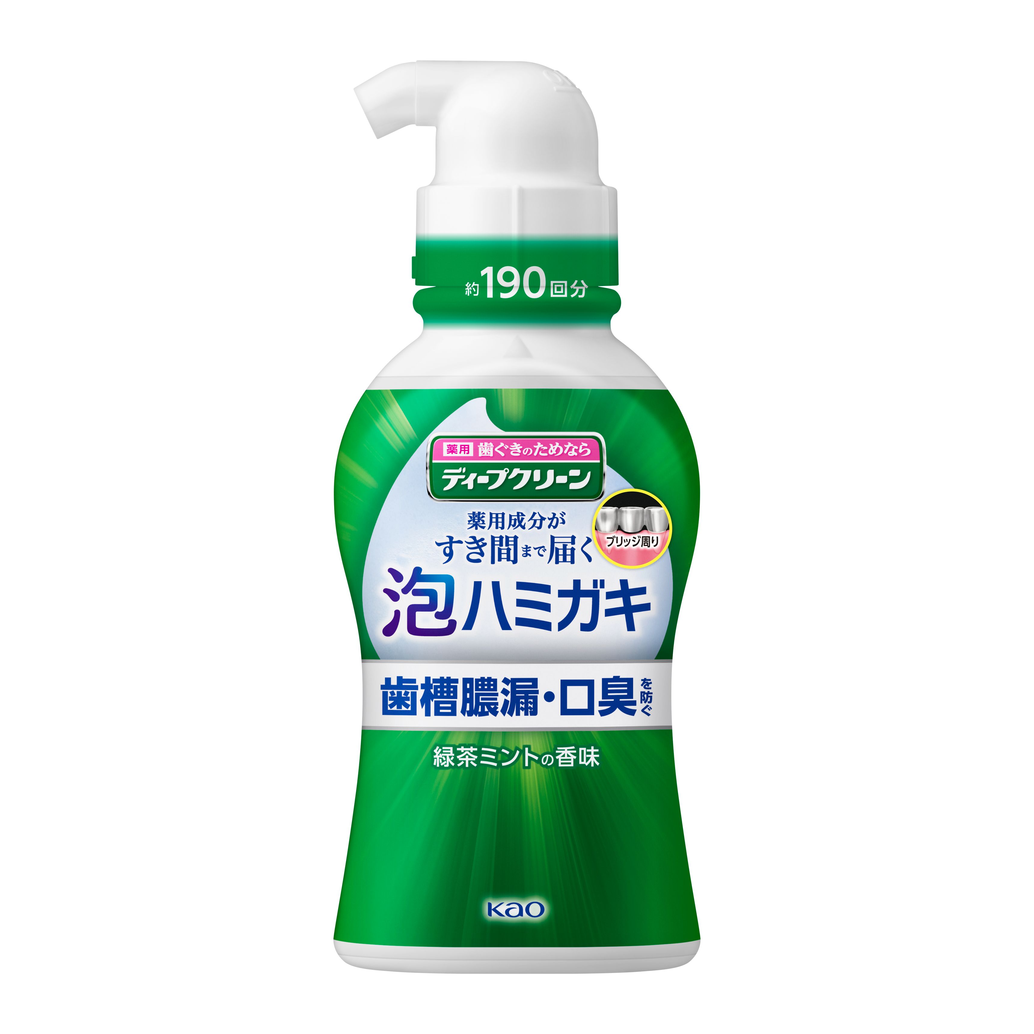 ディープクリーン 泡ハミガキ 190ml | 花王公式通販 【My