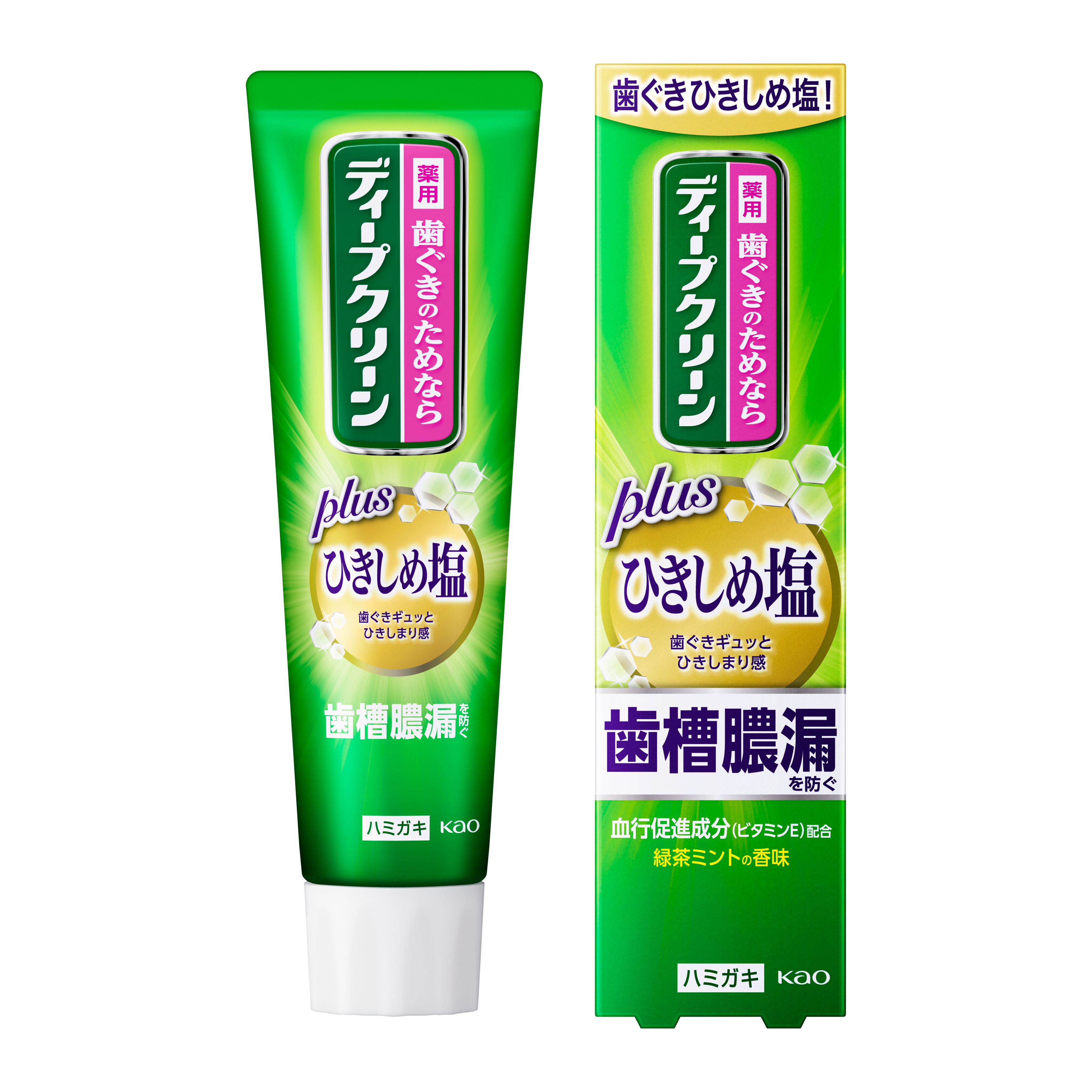 ディープクリーン 薬用ハミガキ ひきしめ塩 １００ｇの花王公式掲載画像