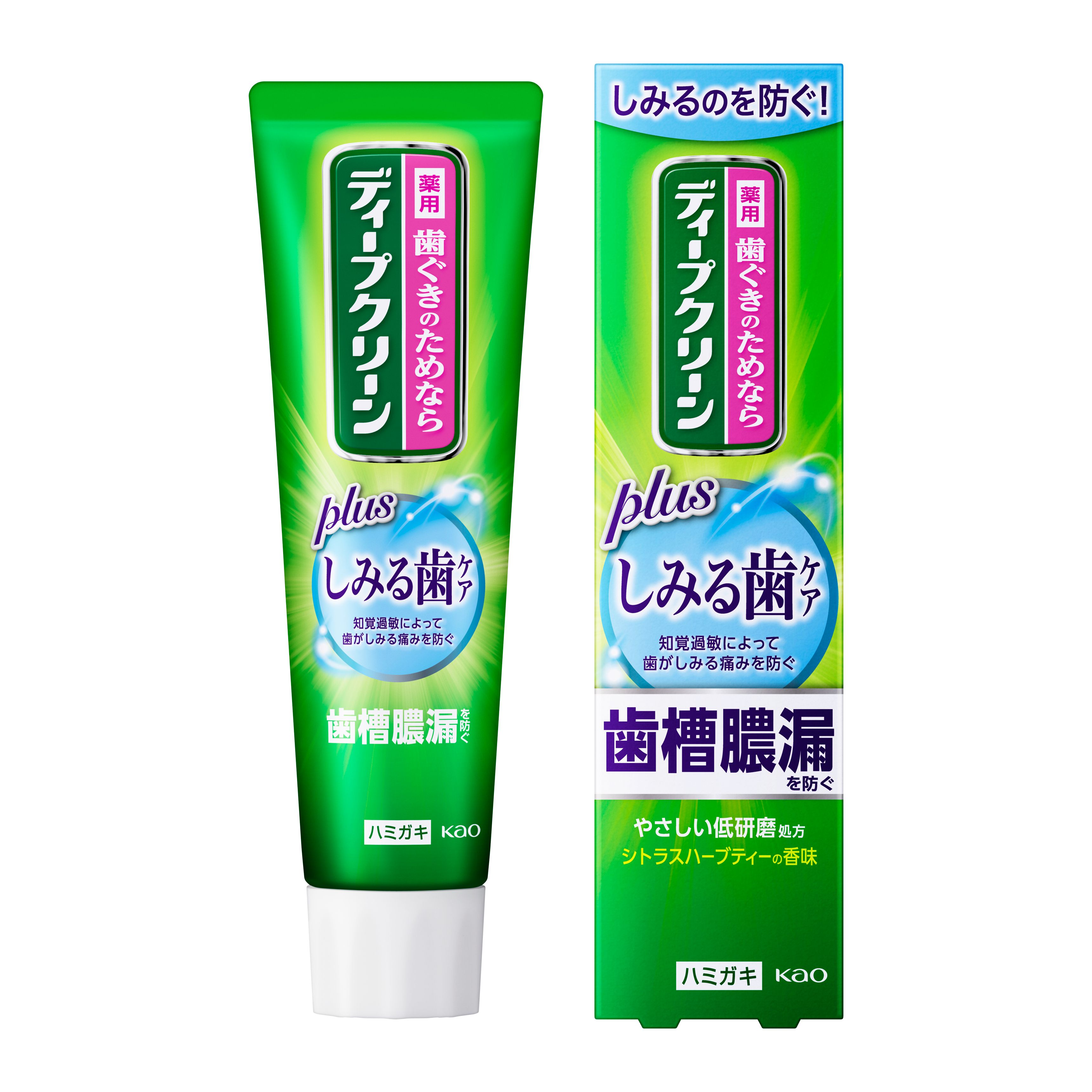 ディープクリーン 薬用ハミガキ しみる歯ケア 100g | 花王公式通販
