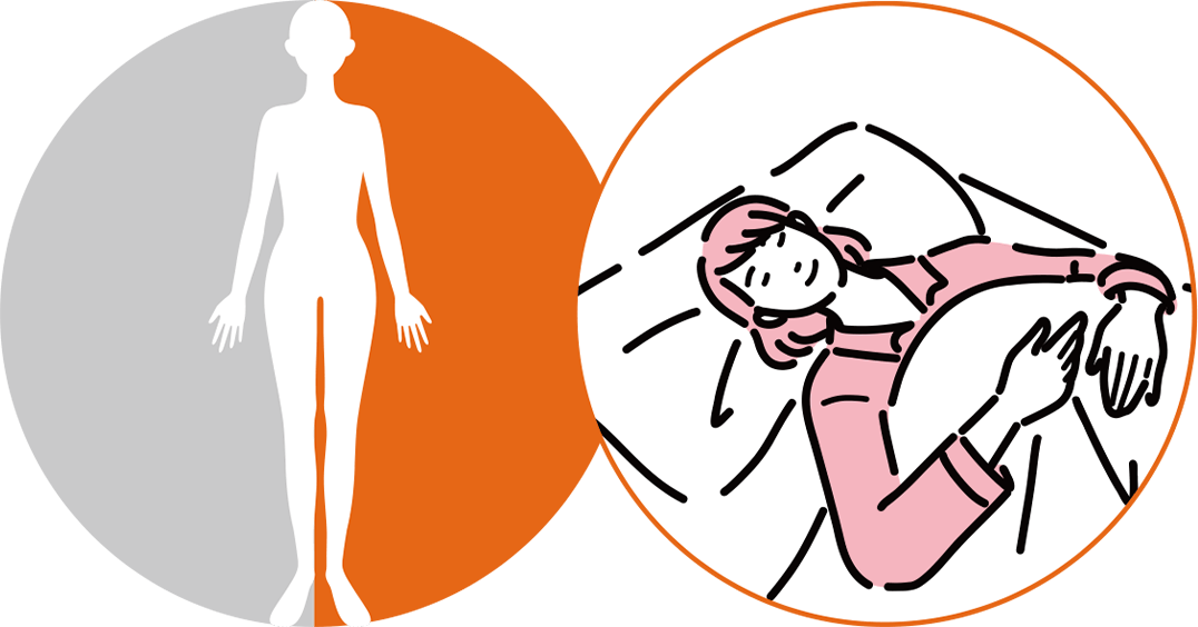 副交感神経活動を優位に 画像
