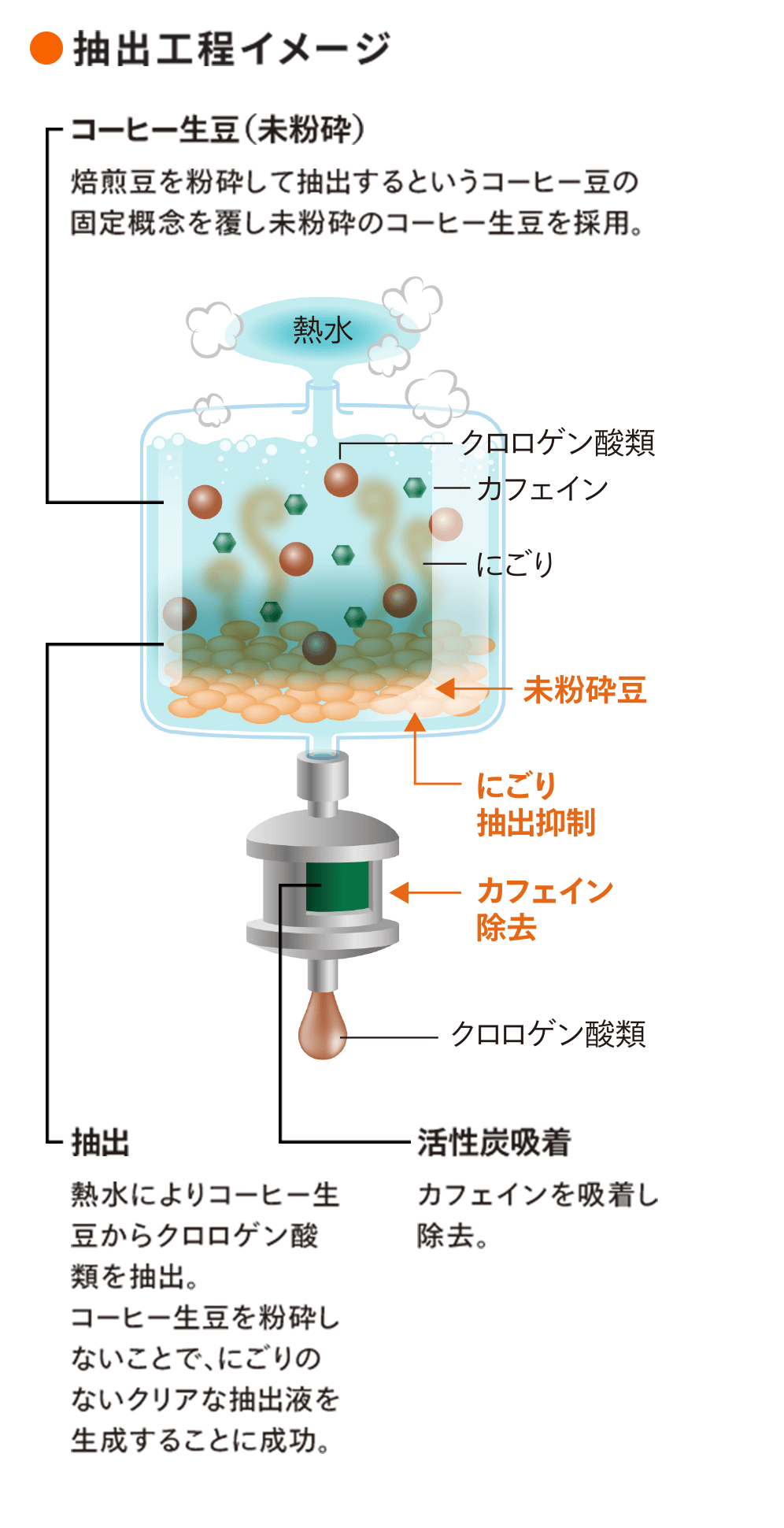 抽出工程イメージ図